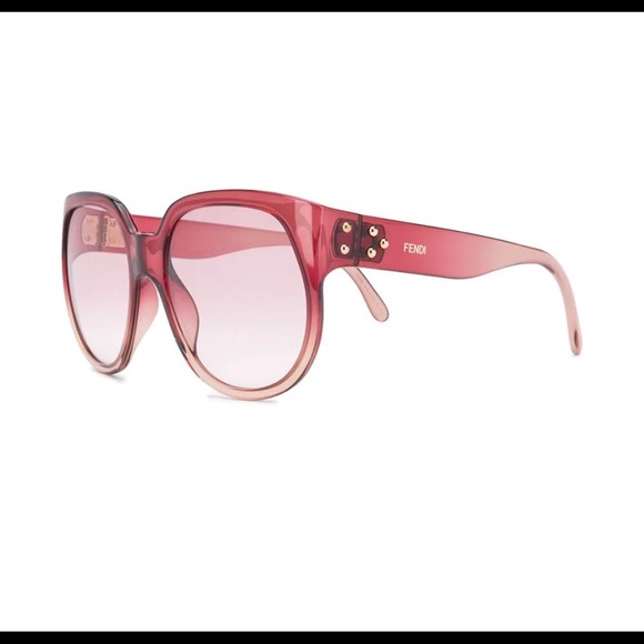 ✨BRAND NEW - FENDI Pink Gradient Sunglasses with Tag - Picture 5 of 11
